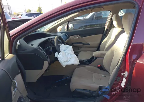 2013 Honda Civic Lx z USA, uszkodzony, nr VIN 2HGFB2F52DH511019